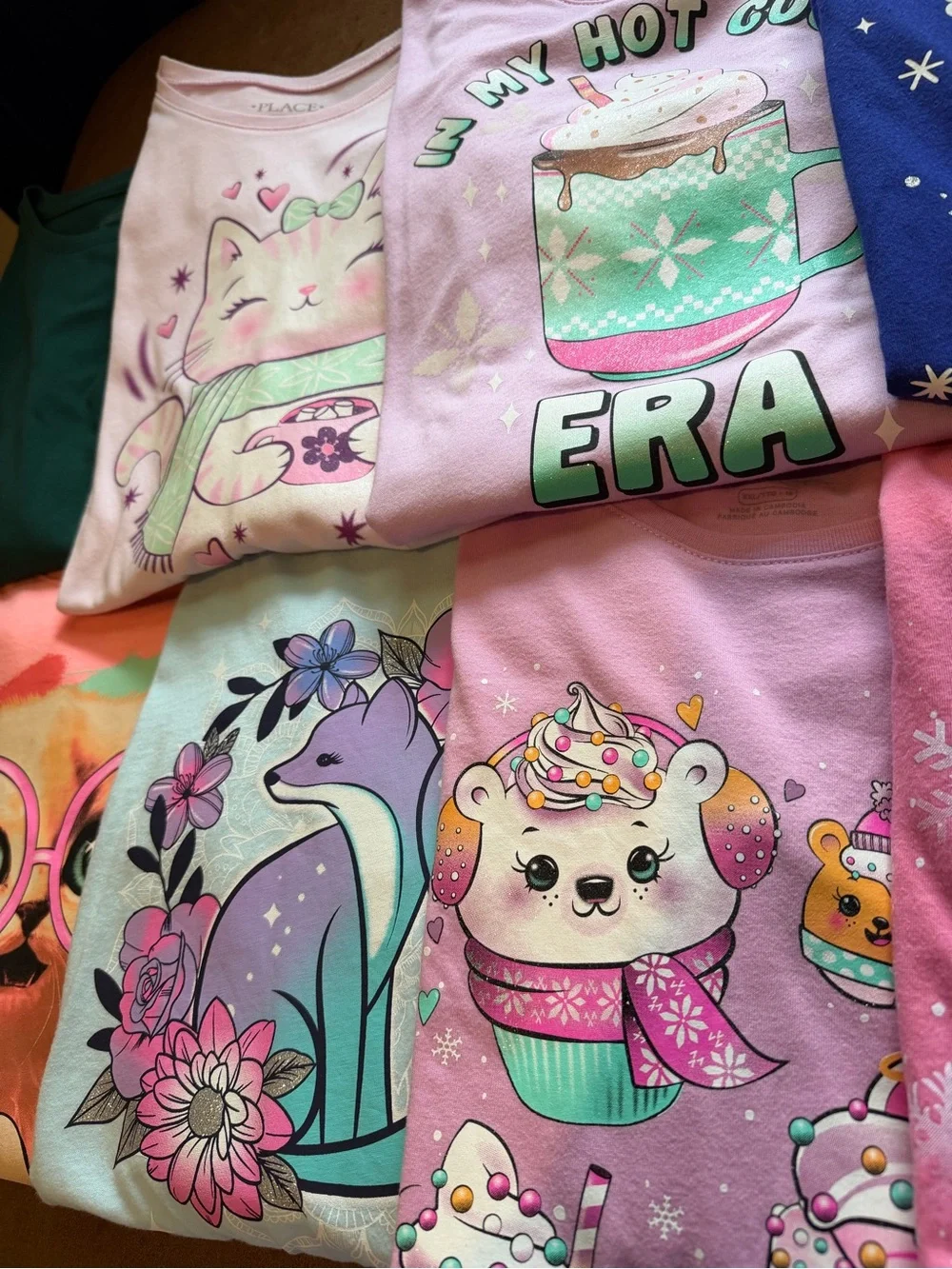 10 Girls Long Sleeved Tops